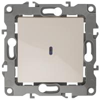 купить ЭРА12 выключатель скрытая слоновая кость 1кл 10А с подсветкой IP20  в Ухте ЭРА12 выключатель скрытая слоновая кость 1кл 10А с подсветкой IP20