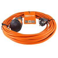 купить Удлинитель 1-мест 50м ПВС 2*0,75 оранжевый  IP44 TDM  в Ухте Удлинитель 1-мест 50м ПВС 2*0,75 оранжевый  IP44 TDM