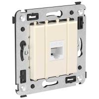 купить Аванти ванильная дымка розетка RJ45 скрытая 1-ая без шторки в Ухте Аванти ванильная дымка розетка RJ45 скрытая 1-ая без шторки