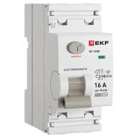 Выключатель дифференциального тока ВД-100N 2P 16А 10мА тип AC эл-мех 6кА PROXIMA EKF