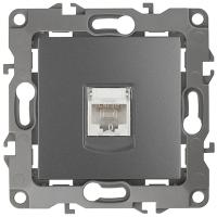 купить ЭРА12 графит механизм RJ45 скрытая 1-ая   в Ухте ЭРА12 графит механизм RJ45 скрытая 1-ая