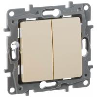 купить Этика кремовый переключатель 2кл скрытая 10А IP20  в Ухте Этика кремовый переключатель 2кл скрытая 10А IP20