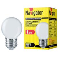 купить Лампа декор свд Е27 1Вт 4000К 100лм G45 матовая Navigator аналог 707529 в Ухте Лампа декор свд Е27 1Вт 4000К 100лм G45 матовая Navigator аналог 707529