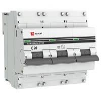 Автомат 3Р 20А C 10кА ВА47-100 EKF