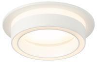 Светильник точечный GX53 круг белый встраиваемый ЭРА