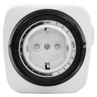 купить Таймер розеточный 16А механический сутки IP20 белый RX-28 Rexant в Ухте Таймер розеточный 16А механический сутки IP20 белый RX-28 Rexant