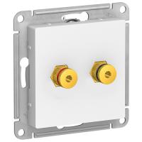 купить Атлас лотос розетка AUX скрытая 2-ая  в Ухте Атлас лотос розетка AUX скрытая 2-ая