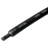 купить Трубка ТУТ 12/4мм черный 1м с клеем  в Ухте Трубка ТУТ 12/4мм черный 1м с клеем