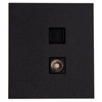 купить MIELE STRONG Розетка компьютерная RJ45 кат6 + TV с/у антрацит KRANZ в Ухте MIELE STRONG Розетка компьютерная RJ45 кат6 + TV с/у антрацит KRANZ