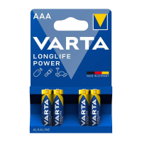 купить Батарейка AAA(мизинчик) алкалиновая BL4 VARTA Long Life  в Ухте Батарейка AAA(мизинчик) алкалиновая BL4 VARTA Long Life