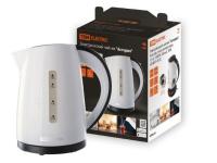 купить Чайник 1800Вт TDM 1,8л пластик белый шкала в Ухте Чайник 1800Вт TDM 1,8л пластик белый шкала