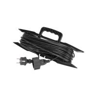 купить Удлинитель 1-мест 20м ПВС 3*0,75 черный  IP44 PROconnect на рамке в Ухте Удлинитель 1-мест 20м ПВС 3*0,75 черный  IP44 PROconnect на рамке