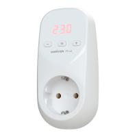 Реле напряжения 1ф 16А в розетку PR red Welrok