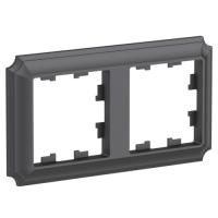 купить Атлас Антик базальт рамка 2-ая универсально  в Ухте Атлас Антик базальт рамка 2-ая универсально