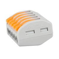 Клемма 5*4,0мм2 с рычажком серый КЭАЗ OptiKit СМК 222-415 (2 шт)