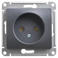 купить Глосса антрацит розетка скрытая 1-мест IP20  в Ухте Глосса антрацит розетка скрытая 1-мест IP20
