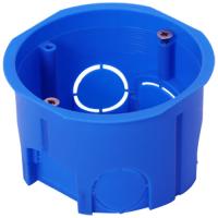 купить Коробка 68*45 круг бетон IP20 синяя PlexUp в Ухте Коробка 68*45 круг бетон IP20 синяя PlexUp