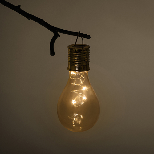 Светильник подвесной на солнечной батарее ERASF23-27 Груша сталь d75мм 1свд IP44