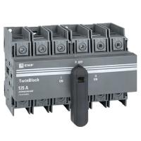 Рубильник 3Р 125А TwinBlock EKF  реверсивный