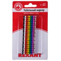 купить Маркер МКН4-6 "0-9" Rexant 100шт в Ухте Маркер МКН4-6 "0-9" Rexant 100шт