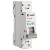 Автомат 1Р 10А C 4,5кА ВА47-63N EKF PROxima