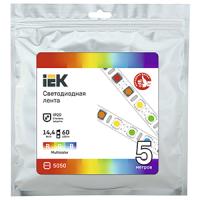 купить Лента свд 12В 14,4Вт/м 60свд/м RGB 5050 IP20 IEK 5м в Ухте Лента свд 12В 14,4Вт/м 60свд/м RGB 5050 IP20 IEK 5м