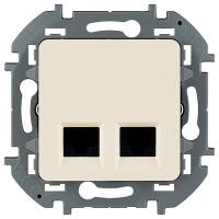 купить Инспириа слоновая кость розетка RJ45 скрытая 2-ая Cat6 UTP в Ухте Инспириа слоновая кость розетка RJ45 скрытая 2-ая Cat6 UTP