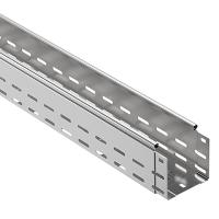 купить Лоток перфорированный 100*150мм 0,8мм IEK 3м в Ухте Лоток перфорированный 100*150мм 0,8мм IEK 3м