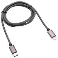 купить Кабель Type-C-Lightning 1м графит  в Ухте Кабель Type-C-Lightning 1м графит