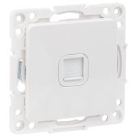 купить Стокгольм белый розетка RJ45 скрытая 1-ая в Ухте Стокгольм белый розетка RJ45 скрытая 1-ая