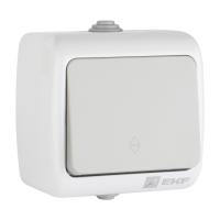 Мурманск серый переключатель 1кл открытая 10А IP54 