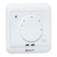 Терморегулятор теплого пола скрытая 16А белый EKF с датч.воздуха
