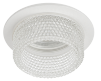 купить Светильник точечный GU5.3 круг белый встраиваемый  в Ухте Светильник точечный GU5.3 круг белый встраиваемый