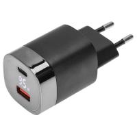 купить Устройство зарядное USB+Type C Rexant с дисплеем в Ухте Устройство зарядное USB+Type C Rexant с дисплеем