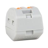 Клемма 2*4,0мм2 с рычажком серый КЭАЗ OptiKit СМК 222-412 (4 шт)