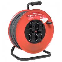 купить Удлинитель 4-мест 50м КГ 3*2,5 красный катушка металл IP44 EKF в Ухте Удлинитель 4-мест 50м КГ 3*2,5 красный катушка металл IP44 EKF