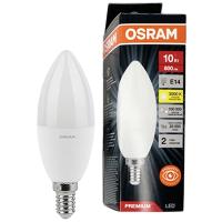 купить Лампа свеча свд Е14 10Вт 3000К 800лм B39 матовая Osram LED Value black в Ухте Лампа свеча свд Е14 10Вт 3000К 800лм B39 матовая Osram LED Value black