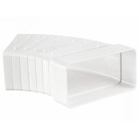 купить Колено 60*120 ПВХ разноугловое ЭВЕНТ белый в Ухте Колено 60*120 ПВХ разноугловое ЭВЕНТ белый