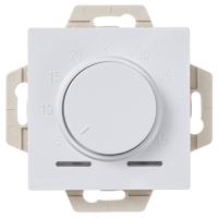 Атлас терморегулятор теплого пола скрытая 16А белый Systeme Electric электронный механизм