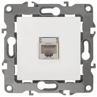 купить ЭРА12 белый механизм RJ45 скрытая 1-ая   в Ухте ЭРА12 белый механизм RJ45 скрытая 1-ая