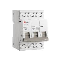 Автомат 3Р 25А C 4,5кА ВА47-63N EKF PROxima 