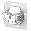 AtlasDesign карбон розетка скрытая 1-мест IP20 