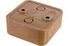 Коробка 50*50*20 квадрат дуб IP40 