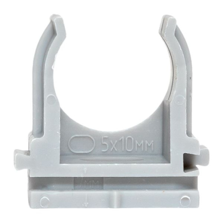 купить Держатель для трубы 20мм серый 100шт EKF  в Ухте Держатель для трубы 20мм серый 100шт EKF