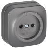 купить Глори сталь розетка открытая 1-мест IP20 в Ухте Глори сталь розетка открытая 1-мест IP20
