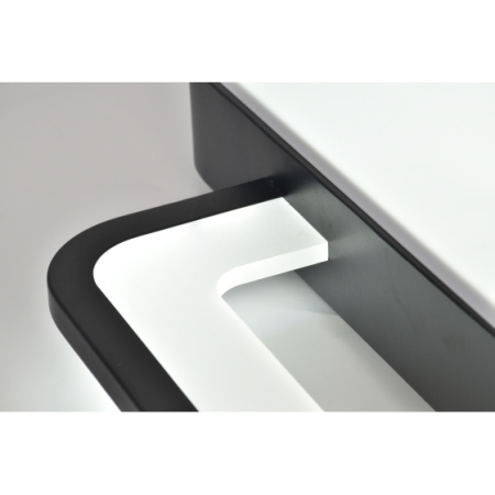 купить Светильник потолочный (люстра) свд 105Вт 3000К-6000К 5166лм белый/черный пульт диммер  в Ухте Светильник потолочный (люстра) свд 105Вт 3000К-6000К 5166лм белый/черный пульт диммер