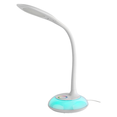 Светильник настольный свд 11Вт 5000К 600лм белый подставка диммер сенсор General подсветка RGB