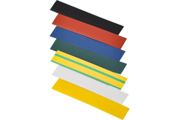 купить Трубка ТУТ 10/5мм разноцветный 0,1м 21шт набор в Ухте Трубка ТУТ 10/5мм разноцветный 0,1м 21шт набор