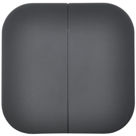 Глори черный выключатель 2кл открытая 10А IP20  