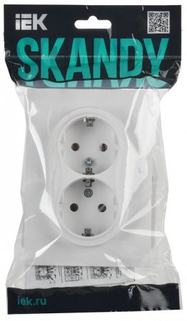 купить Сканди арктический белый розетка скрытая 2-мест заземление IP20 в Ухте Сканди арктический белый розетка скрытая 2-мест заземление IP20